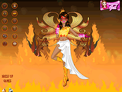 Dress Up Fire Fairy