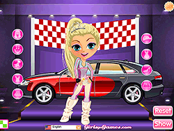 Auto Show Beauty Dress Up