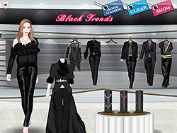 Schwarze Trends-Dressup