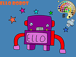 Ello ロボットぬりえ