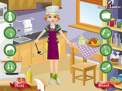 Koch-Mädchen-Dressing