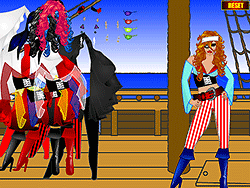 Abt's: Piratenmeisje aankleden