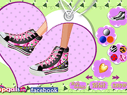 Design de sapatos de amor