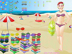 Dag op het strand-dressup