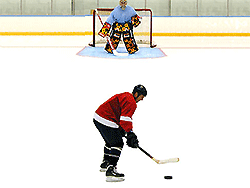 Slap Shot Goalie Challenge