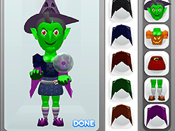 Wicked Witch Dress Up Game