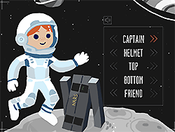 Habillage d'astronaute