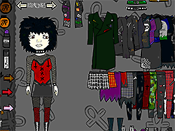 Goth meisje aankleden