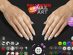 Arte delle unghie di Halloween
