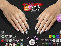 Halloween-Nagelkunst