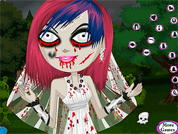 Habillage de mariée zombie