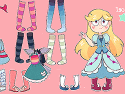 Star Paper Doll Dress Up!