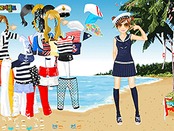 Girl's Sailor Style