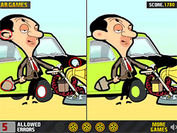 Mr. Bean Car Find Differences