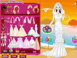 Sunset Wedding Dress Up