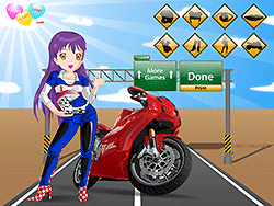 ガールライダードレスアップ