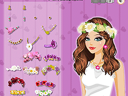 Dressup con fascia floreale