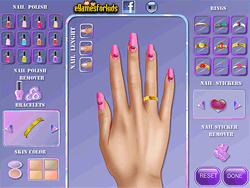 Cambio de imagen de uñas de princesa Bella