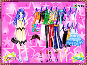 Blue Hair Star Dressup