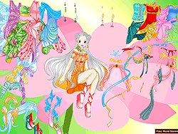 花精灵女孩装扮
