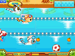 Yoohoo's Swimming Race