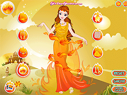 Fire Princess Dress Up