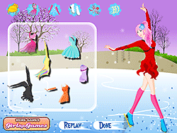 Ice Skate Princess Dressup