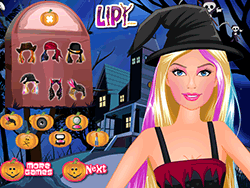 Moda de festa de boneca Lipy Halloween