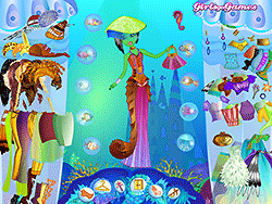 Meerjungfrau-Prinzessin-Dressup