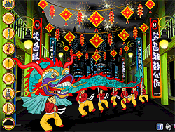 Decoração do Desfile do Ano Novo Chinês
