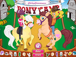 Habillage du camp de poneys