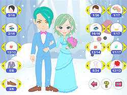 Winter-Hochzeits-Dressing