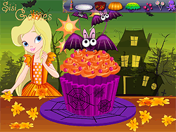Halloween Cupcake-chef-kok