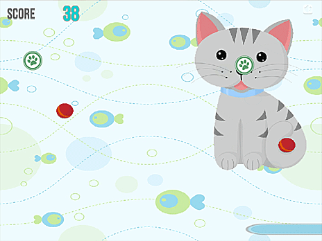 Rebond de fil de chat