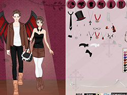 Dress Up Vampire Couple