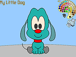 Coloring Cute Dog