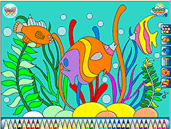 Colorear Peces Tropicales