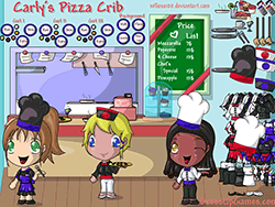 Cuna de pizza de Carly