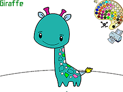 Giraffen-Färbung