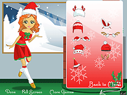 Santa Girl Outfit Maker