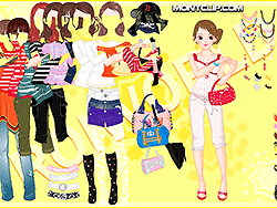 캐주얼 여성스러운 Dressup