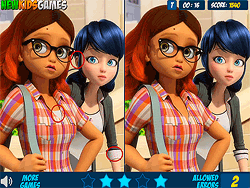Find 10 Differences with Ladybug