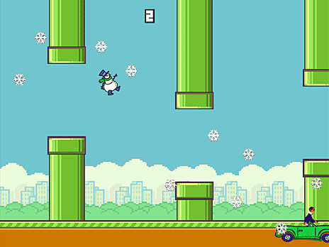 Pupazzo di neve Flappy