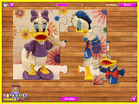 Donald und Daisy Duck Puzzle