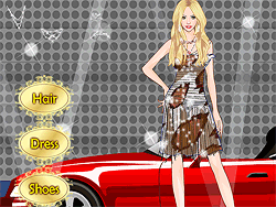 Car Girl Fashion Dress Up