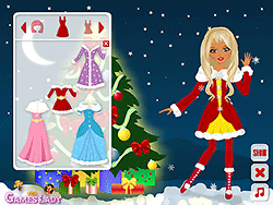 Christmas Dress Up Lady