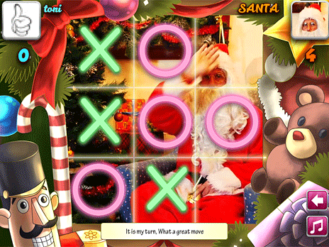 Santa's Tic Tac Toe: Slay the Claus