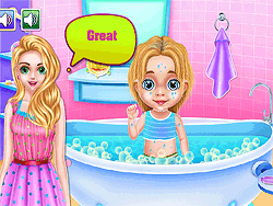 Crazy Baby Bathing Game