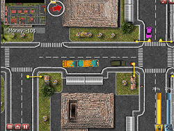 Top-Down Bus Driving Game
